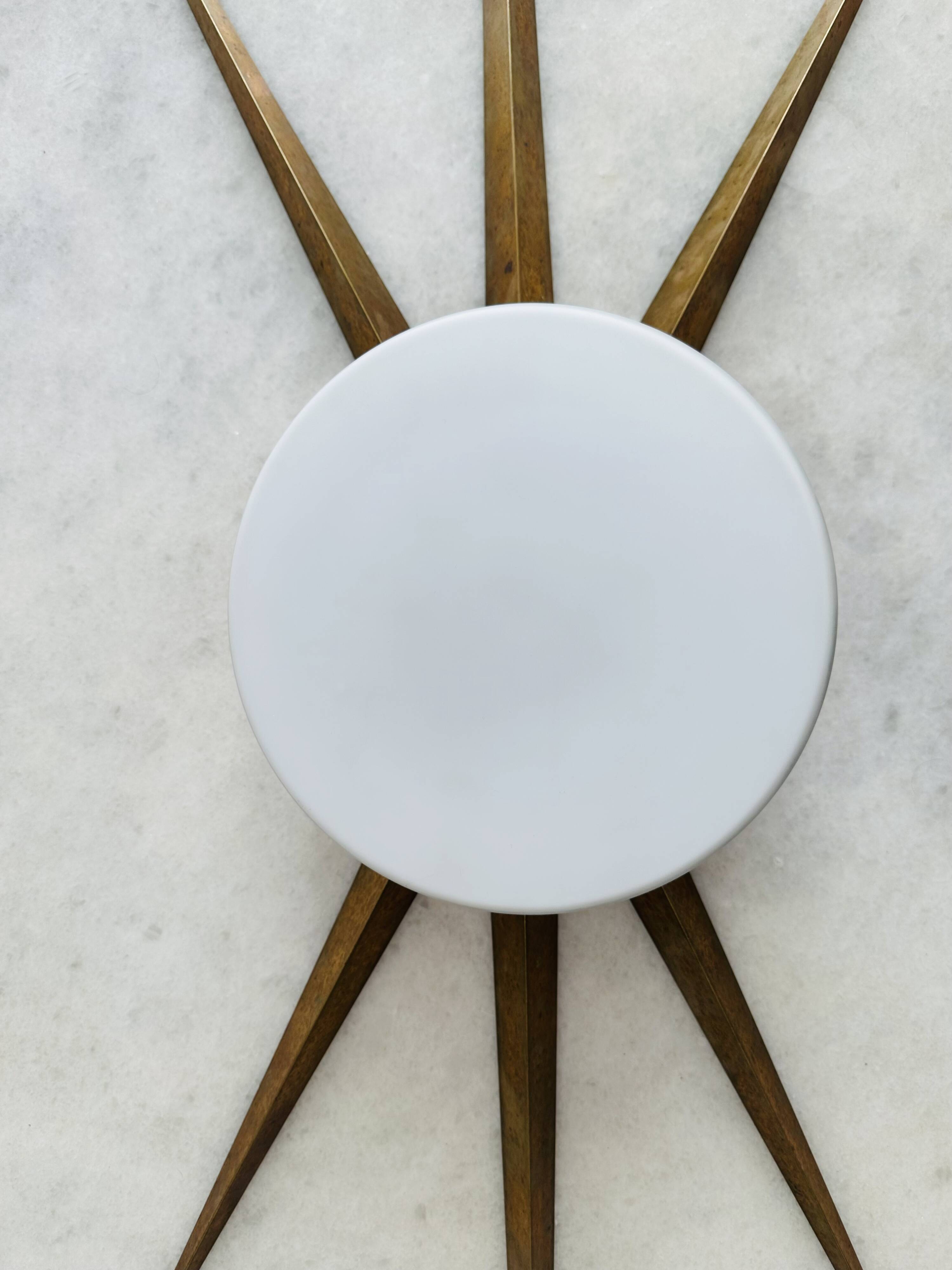 Gio Ponti Sun ceiling light produced by Arredoluce