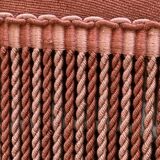 Vintage pink upholstered toad chair