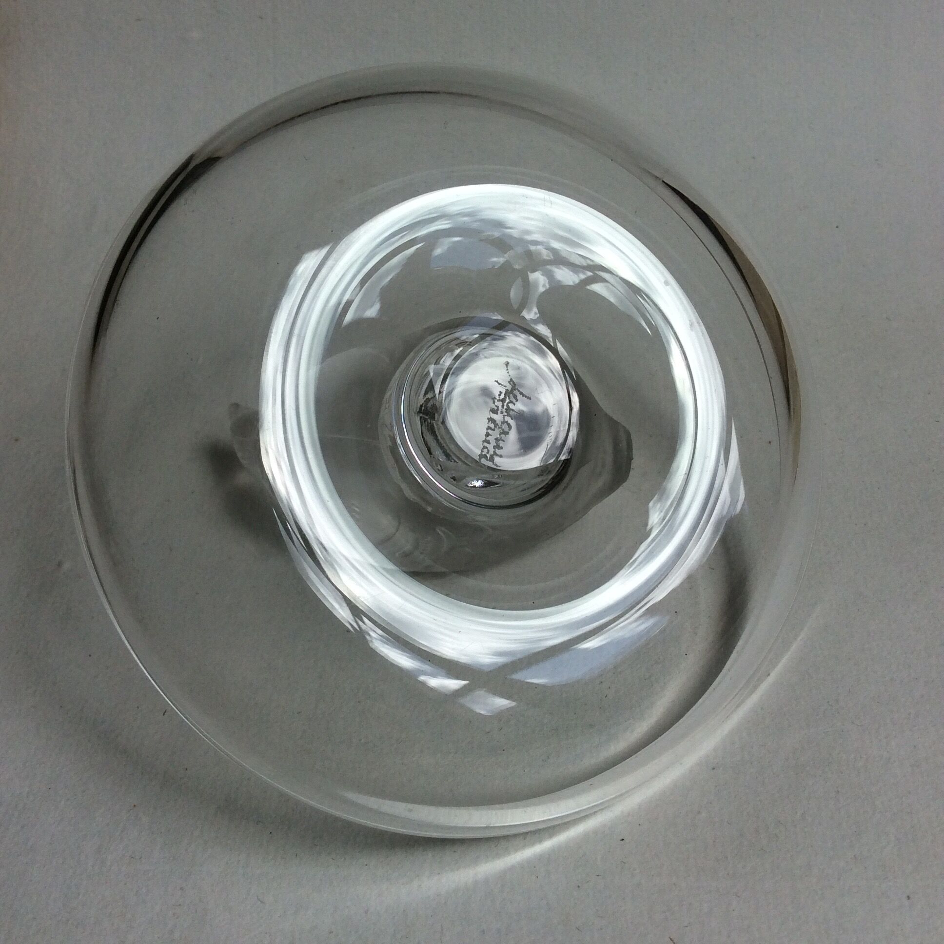 Lalique france empty pocket baguier in molded crystal pressed satin partridge