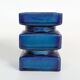 Cari Zalloni vase for Steuler, model 5101, Blue Space Age Ceramic