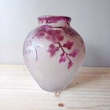 Legras vase ruby series Burgo model