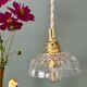 Vintage glass pendant light - tableware collection (UD1)