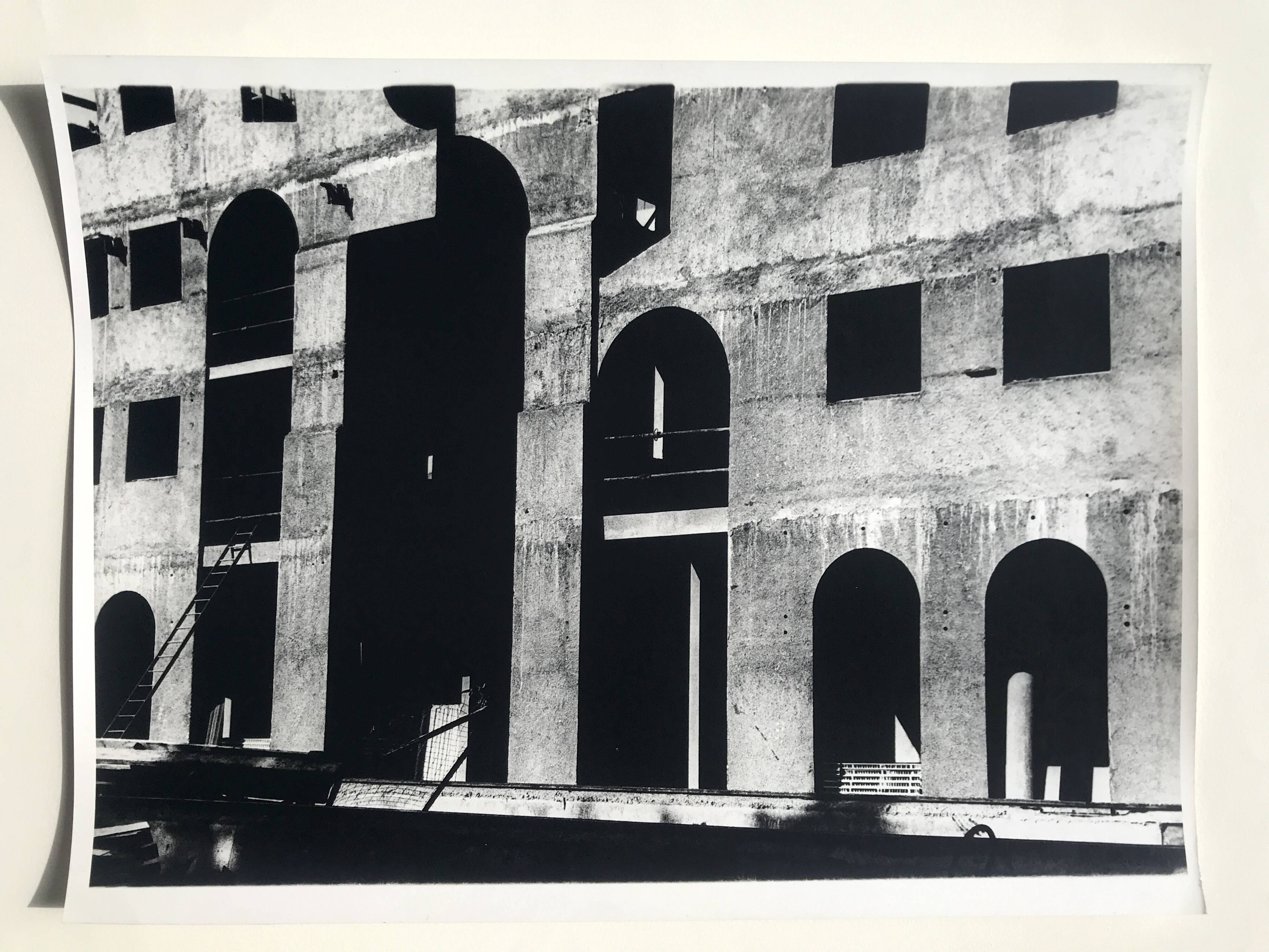 Rosine nusimovici, untitled (arches), c 1980. black and white silver print