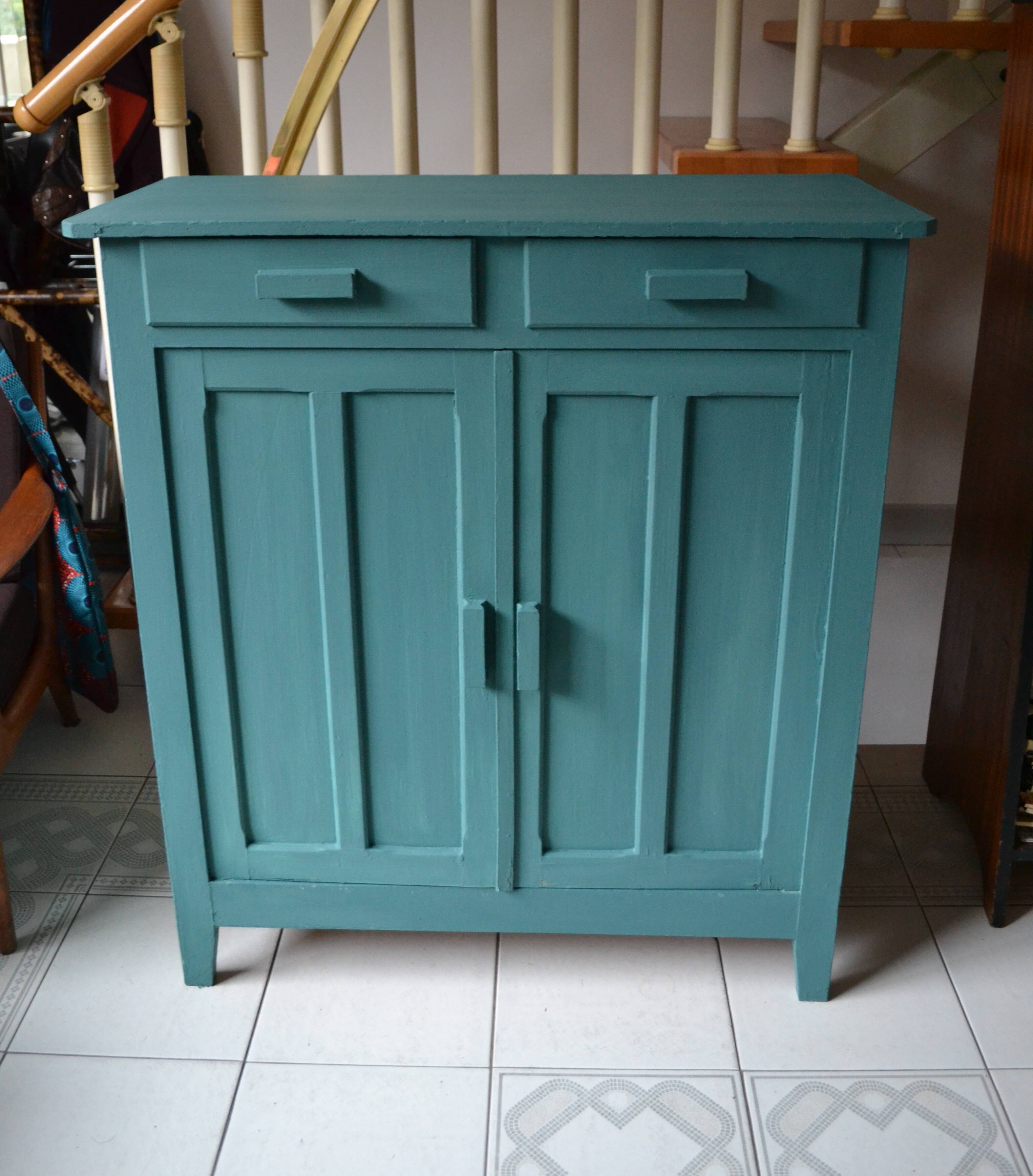 Parisian buffet turquoise green 50s/60s
