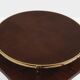 Alberto Pinto paire de tables d’appoint wengé et laiton 1990