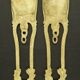 Large pair of falling Louis XVI style ornaments - bronze