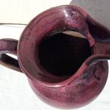 Signed ceramic pitcher