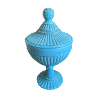 Pot en opaline bleu turquoise