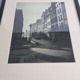 Rémy Duval – Rue de l'Île Saint-Louis, photoengraving from 1946 – Framed under glass