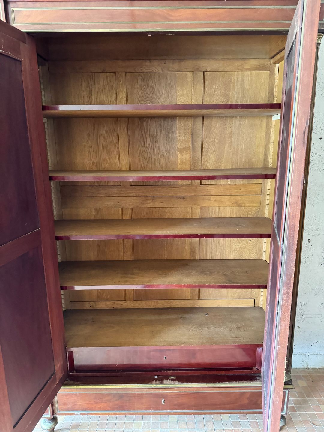 Louis XVI mahogany wardrobe