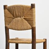 Paire de chaises modèle Bauche par Charlotte Perriand, circa 1950
