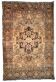 Handmade antique Persian Sarouk Farahan 3.4' x 5.3' (103cm x 161cm) 1880s - 1B733