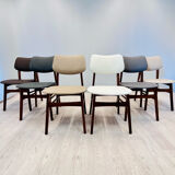 Six dining chairs
