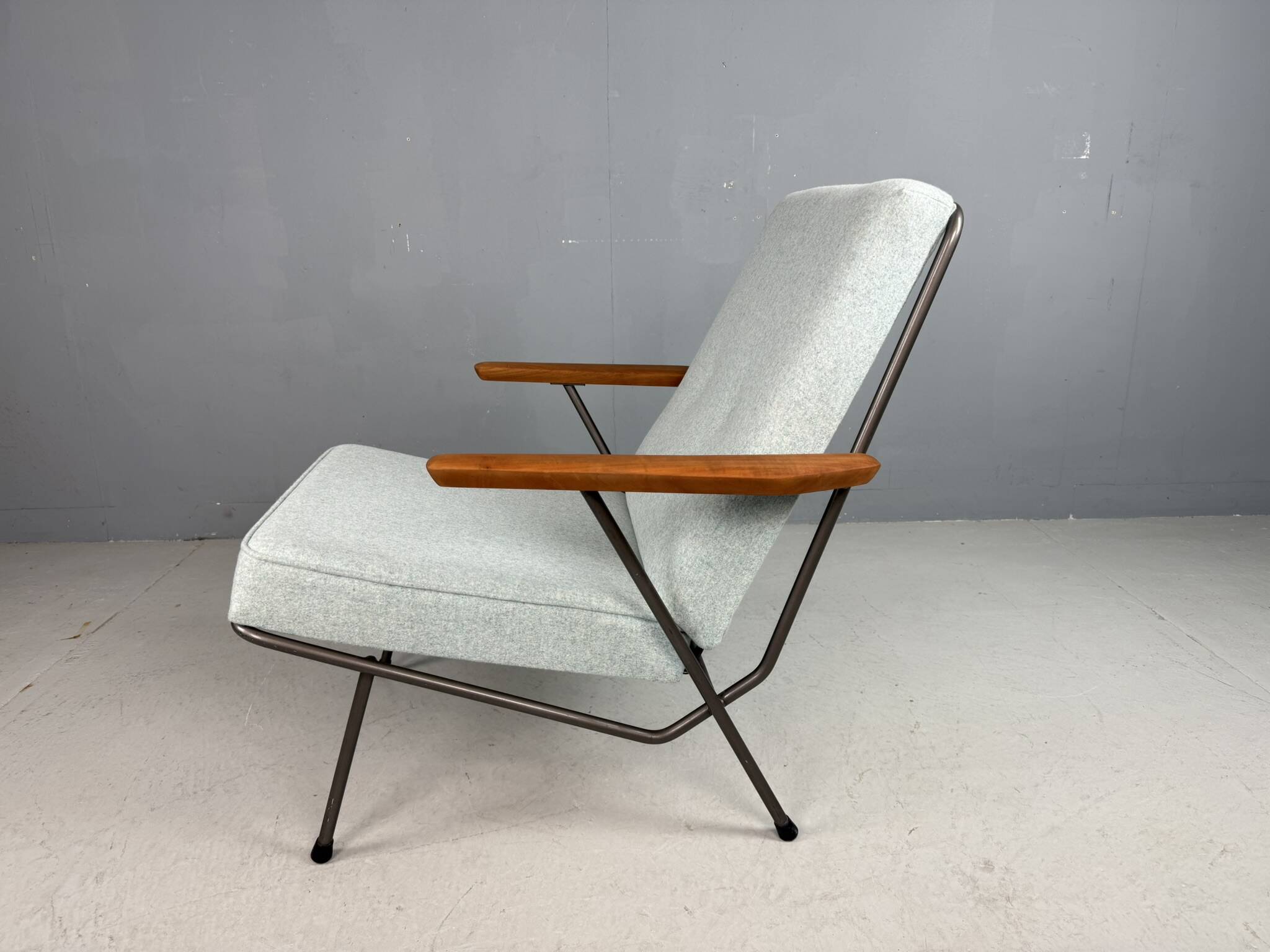 Fauteuil Koene Oberman avec accoudoirs en teck pour Gelderland, 1954