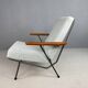 Koene Oberman easy chair with teak armrests for Gelderland, 1954