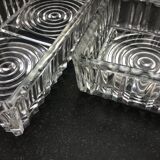 Aperitif servant or appetizer, mirror tray, 50s
