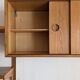 Ensemble mural modulable teck blond danois des années 60/70