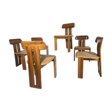 Chaises Sapporo par Mario Marenco pour Mobil Girgi, italien.