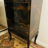 Bar furniture / coat of arms Chinese lacquered entrance