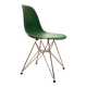 Vitra - Chaise Eames DSR, Verte - piétement chrome