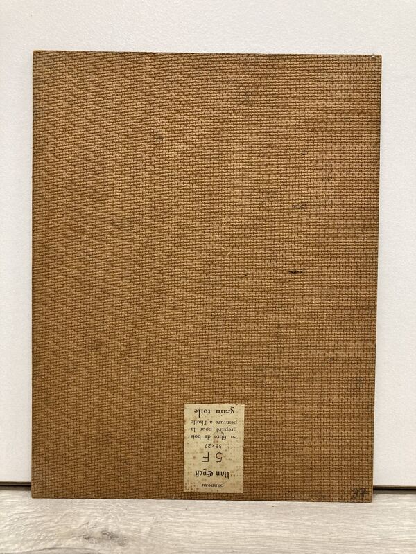 Paysage aux coquelicots, huile sur panneau, Henry d'Avesnes (1907-1999)