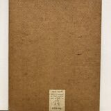 Landscape with poppies, oil on panel, Henry d'Avesnes (1907-1999)