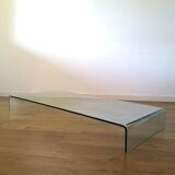 Thermoformed glass coffee table