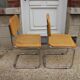 paire de chaises cannées  Breuer cesca B32
