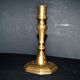 Antique octagonal candlestick in Regency bronze from the 19th century.