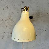 Brass accordion arm wall lamp by alfred müller for amba – 50s