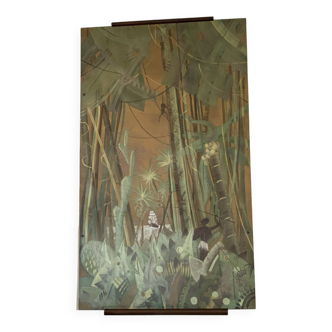 Very large Art Deco painting