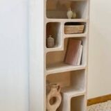 Concrete bookcase - Beige - Length 60 cm - Terra n°3