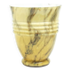 Art Deco vase, marbled glass, Czechoslovakia, 1930s
