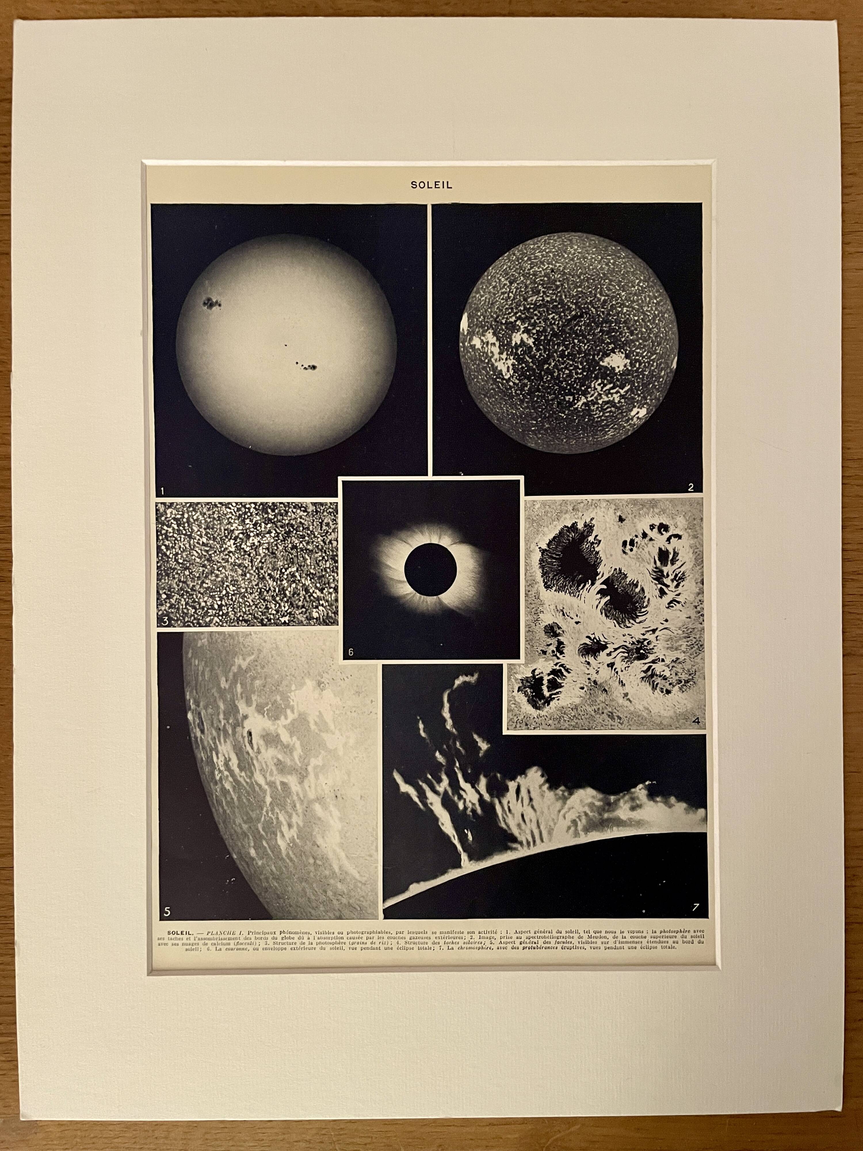 Photographic plate of the sun - 1930