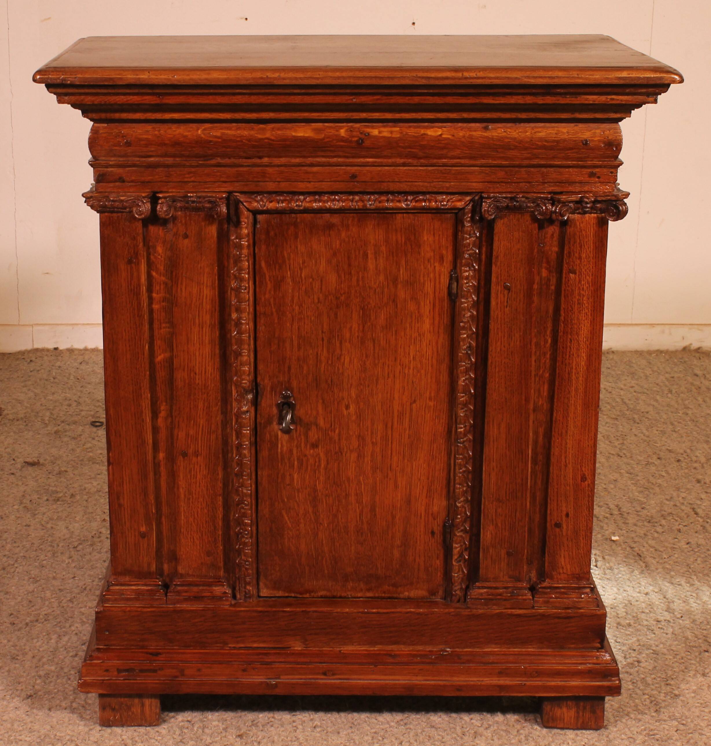 Renaissance oak tabernacle