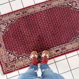 Tapis vintage Seraband indien fait main
