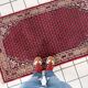Tapis Vintage Seraband Indien Fait Main – 94 x 163 cm - 1C1032