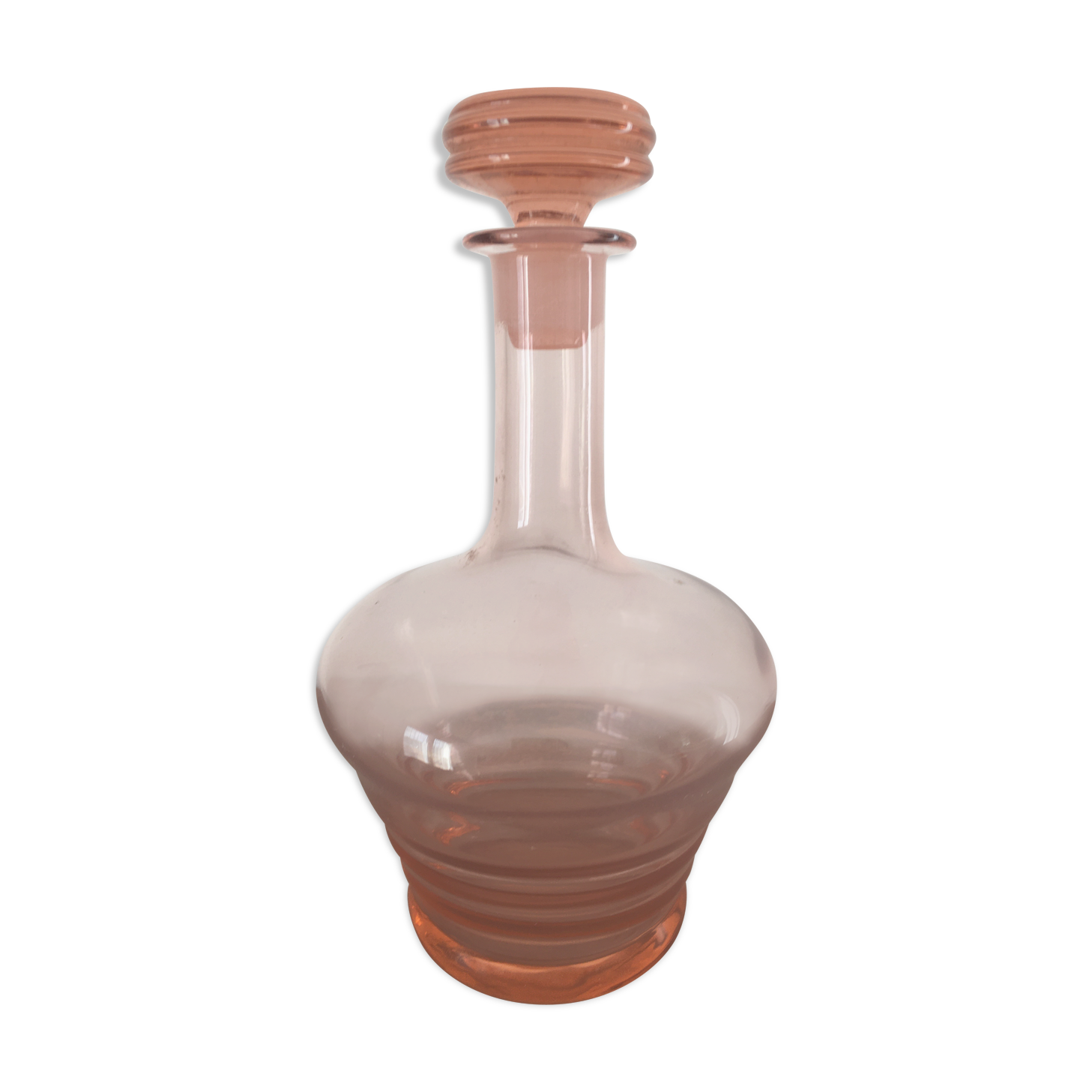 Pink vintage carafe