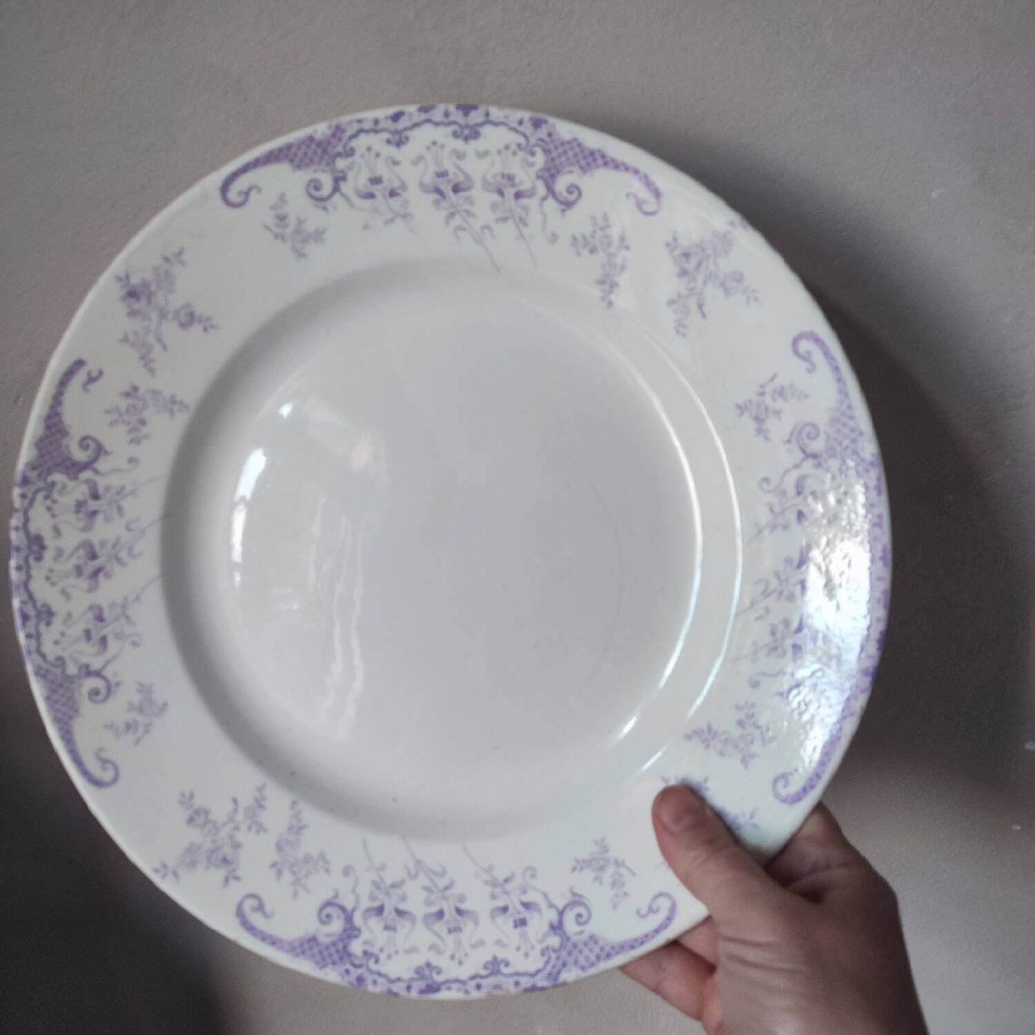 5 Longwy earthenware serving dishes