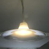 Pair of Cinea suspensions, Leucos workshop, handmade in Murano, design Giusto Toso, circa 197