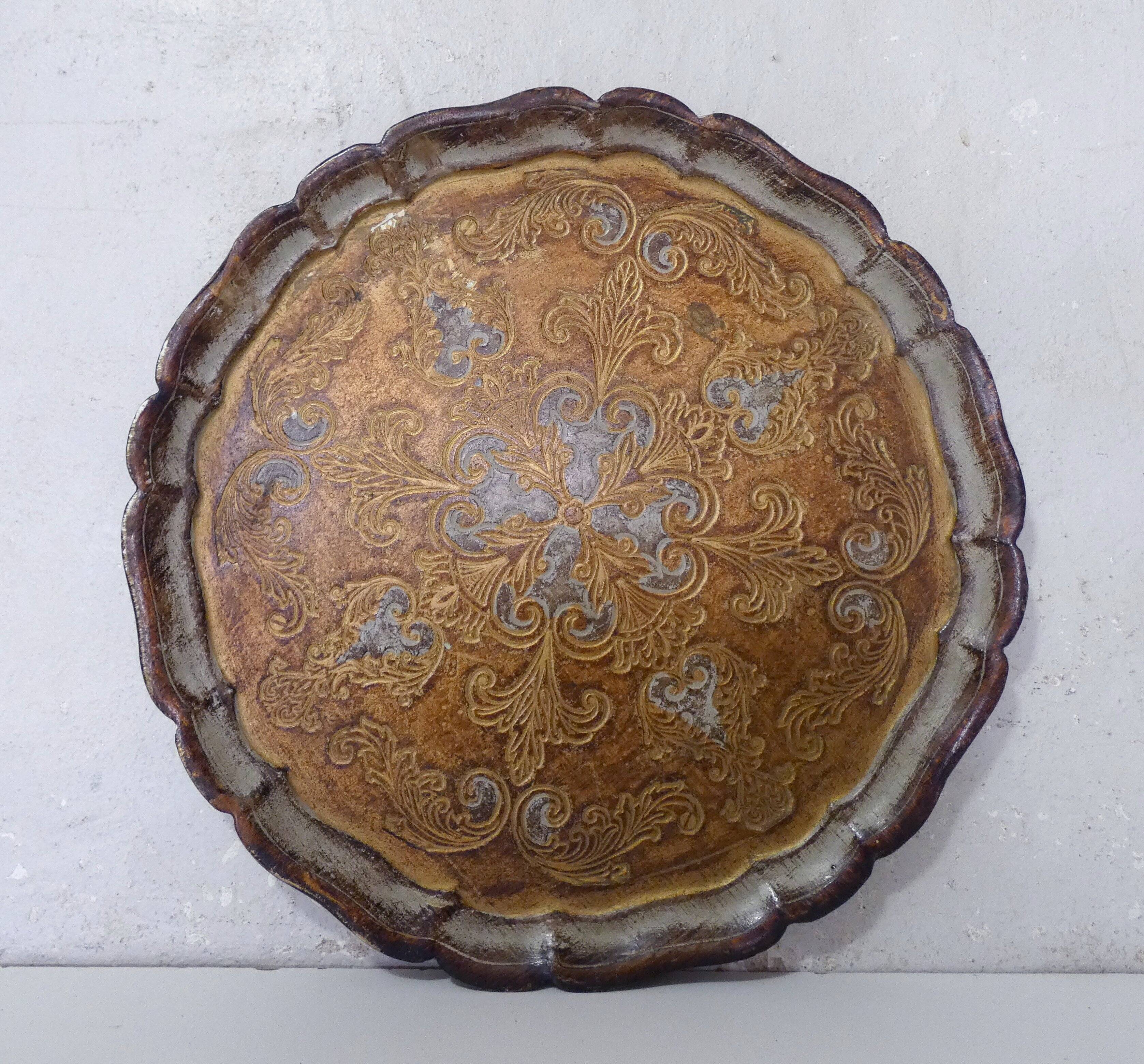 ancient Venetian tray