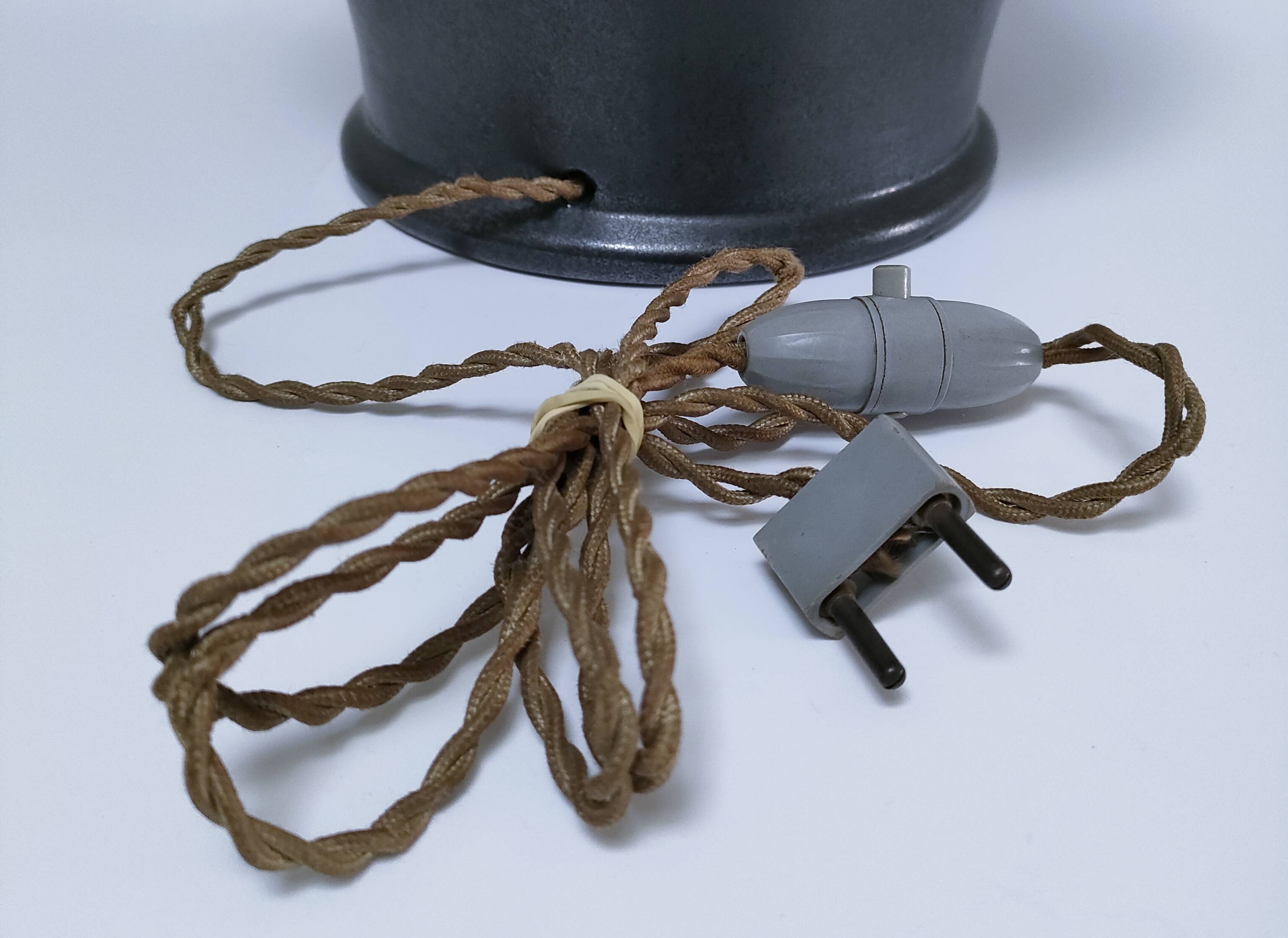 high ceramic lamp base lunetta vallauris h.47 cm