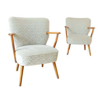 Two Mid Century cocktail chairs | set of 2 chairs