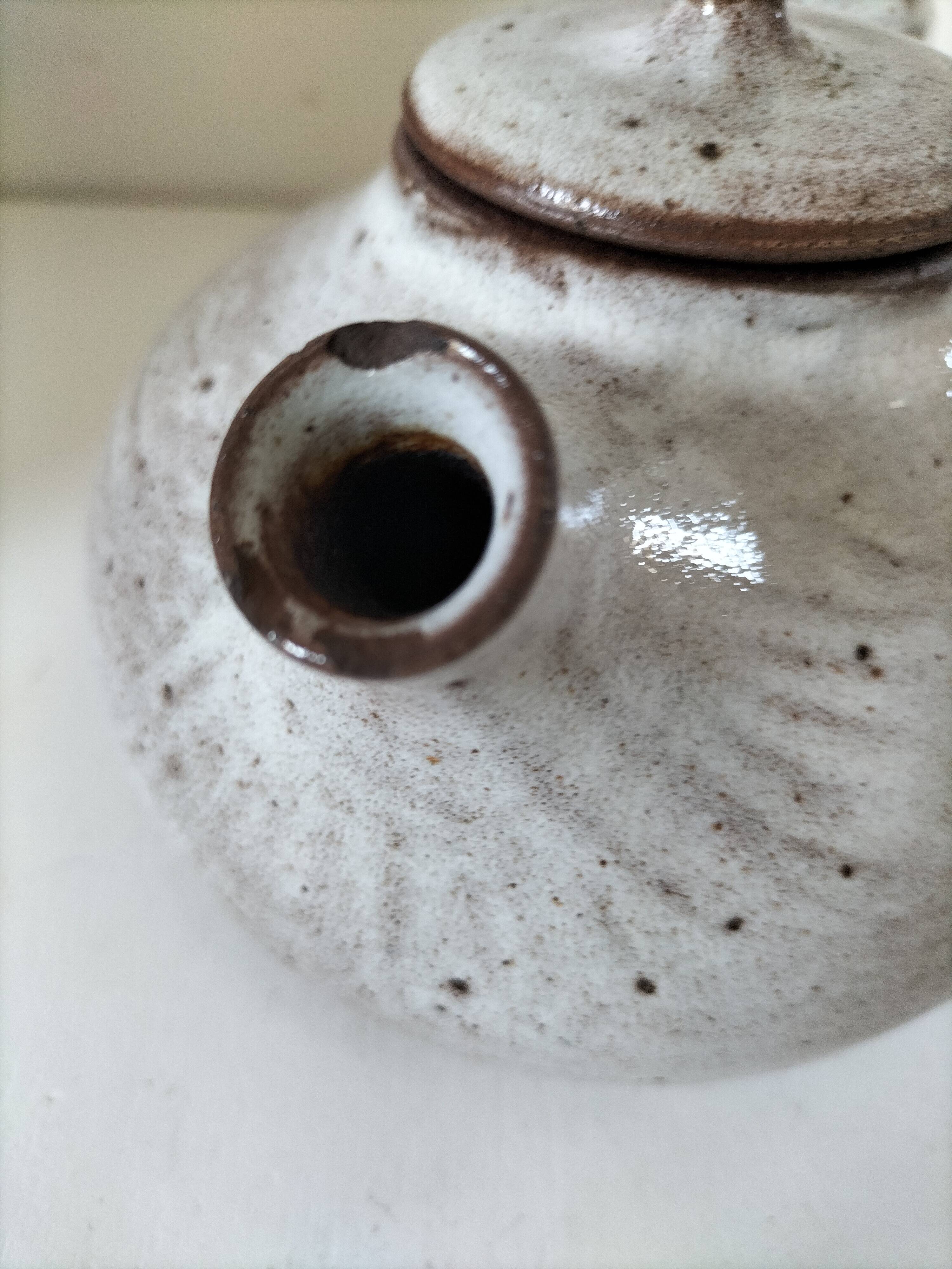 Stoneware teapot from Ratilly – Jeanne and Norbert Pierlot – 1960s/70s