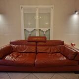 Roche Bobois leather sofa