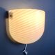 Murano Swirl Glass Sconce by VM-Vetri, Italy, 1970s