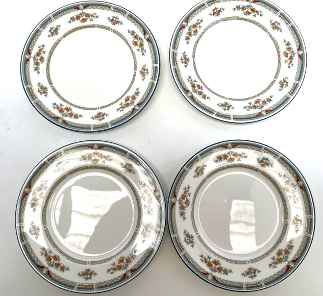 4 assiettes fromage salade Wedgwood