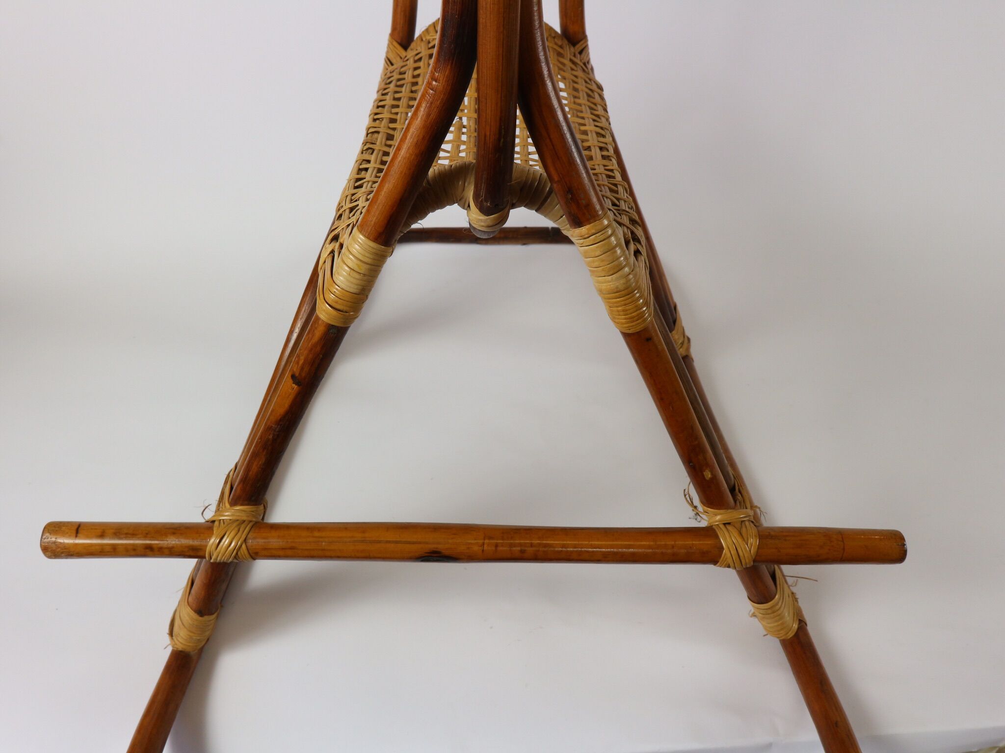 Rattan rocking horse, vintage