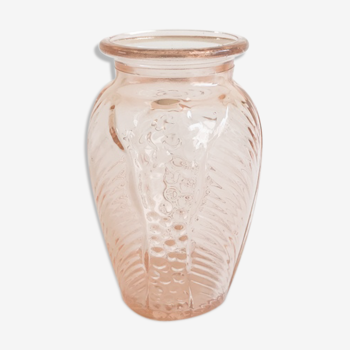 Transparent salmon vase