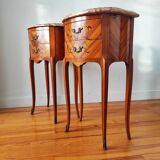Pair of Louis XV style bedside tables